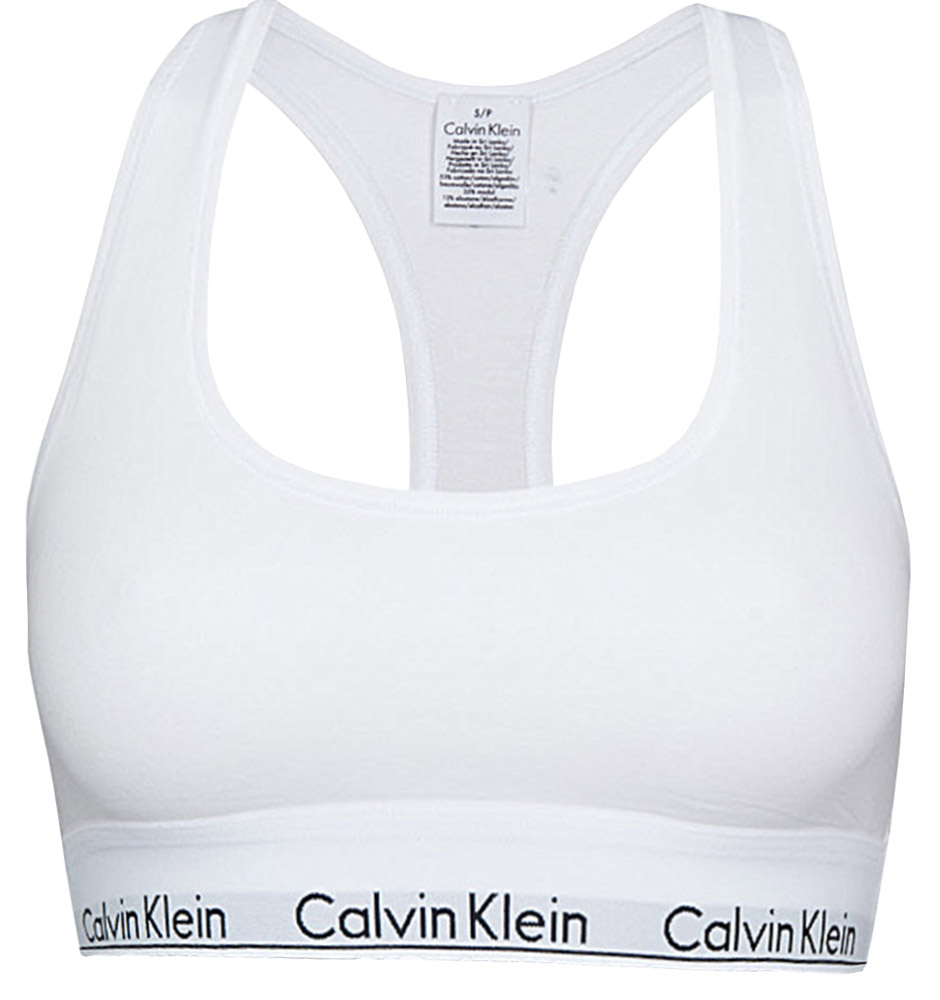 Calvin Klein - Bralette Cotton Stretch biela