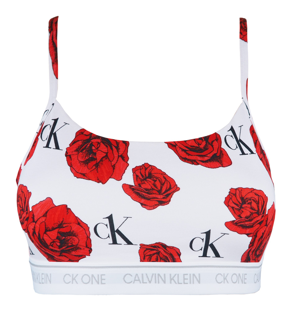 CALVIN KLEIN - CK ONE Valentine edition romantic rose unlined bralette